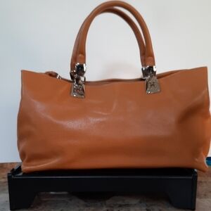Cole Haan Tan Leather Satchel